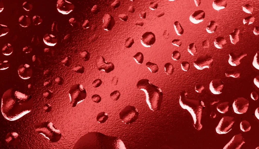 Pioggia rossa (Canva foto) - Immagine a scopo illustrativo - www.qrios.it
