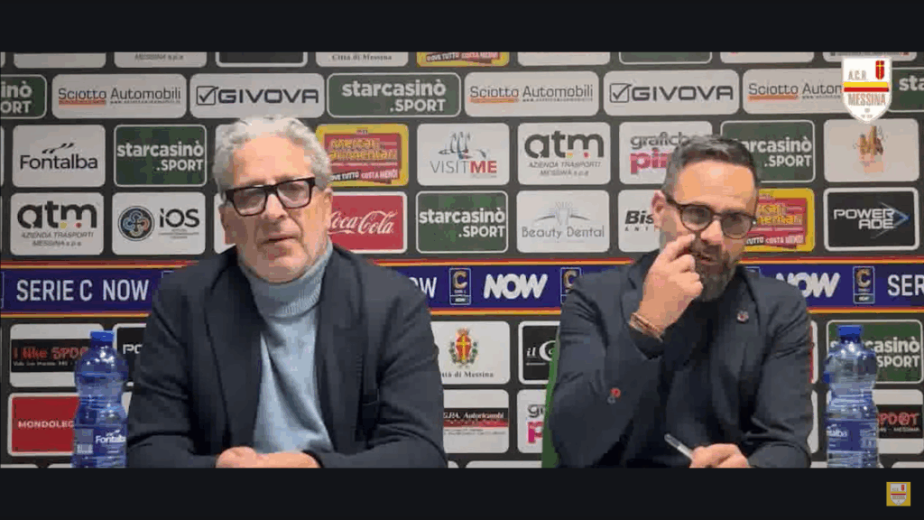 Immagine in evidenza: il presidente del Messina, Stefano Alaimo - crediti foto: canale ufficiale YouTube ACR Messina (frame da video)
