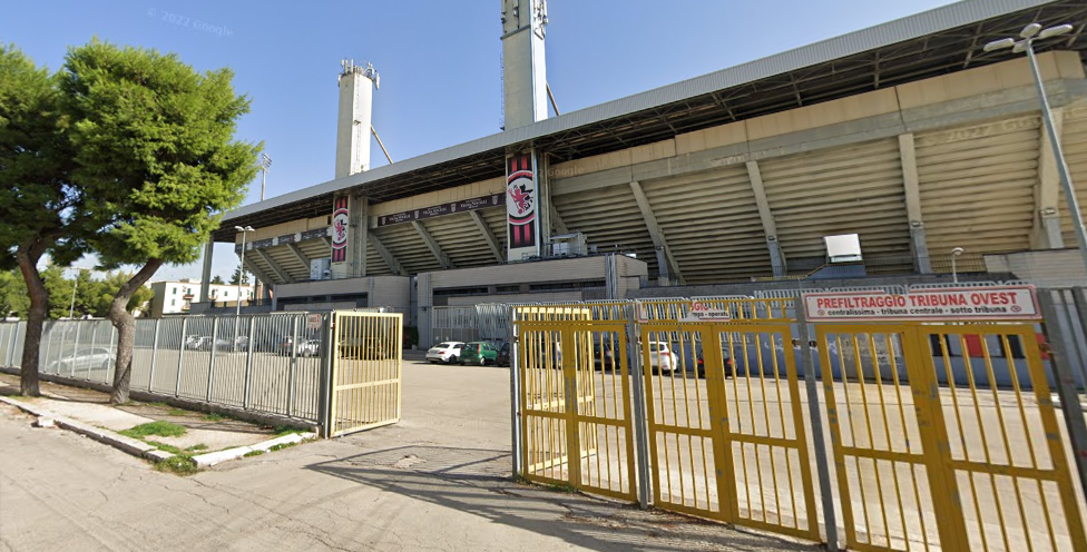Stadio Pino Zaccheria, immagini da Google Maps