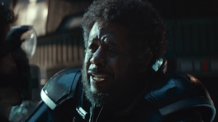 Saw Gerrera in Andor 2 (youtube screenshot) - www.insolenzadir2d2.it