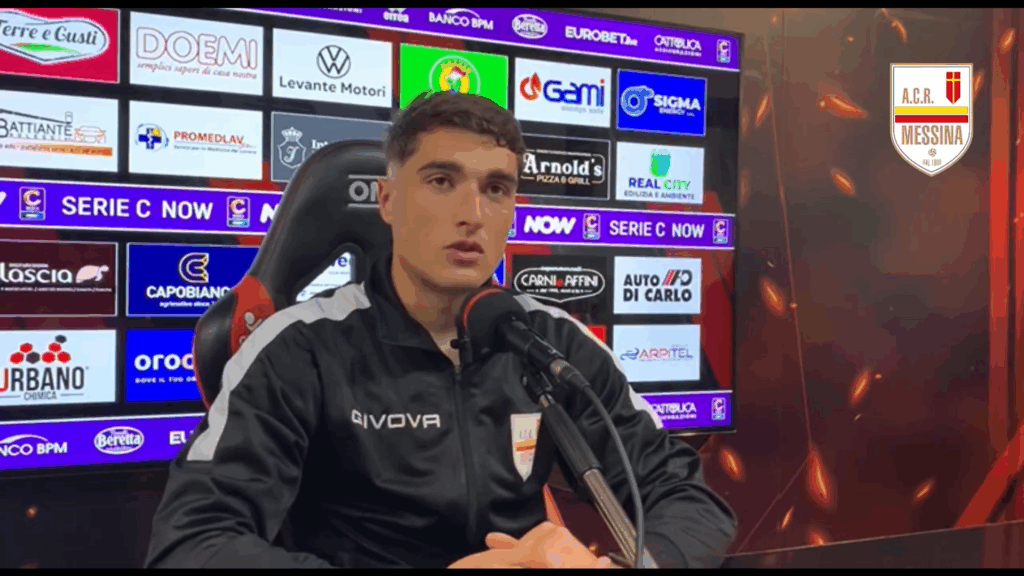 Immagine in evidenza: Vincenzo Garofalo - crediti foto: pagina ufficiale Facebook ACR Messina (frame da video)