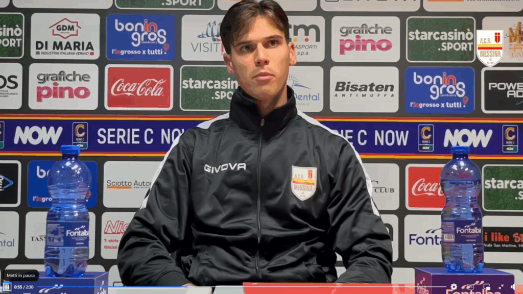 Immagine in evidenza: Jacopo Gelli - crediti foto: pagina ufficiale Facebook ACR Messina (frame da video)
