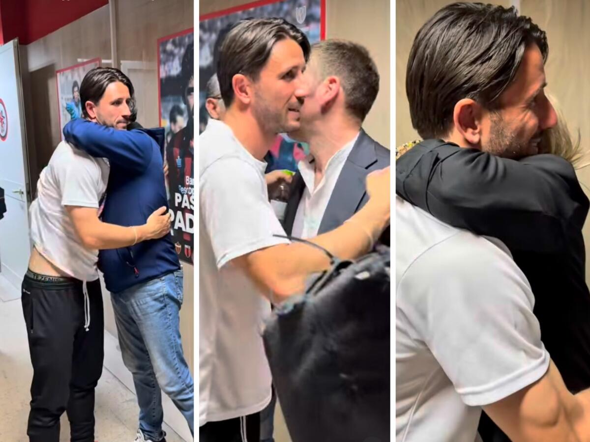 Foggia salvo, l’abbraccio tra Gentile e gli assessori - Da sinistra, l’abbraccio di Gentile, con gli assessori Di Molfetta e Frattarolo e con la presidente del consiglio comunale Lia Azzarone. Foto frame dal video postato dal Comune di Foggia