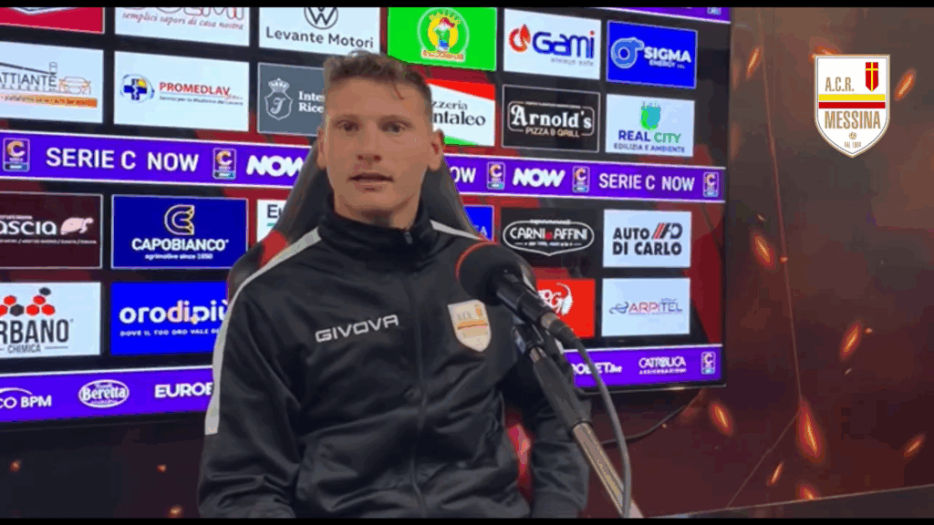 Immagine in evidenza: Pierluca Luciani - crediti foto: pagina ufficiale Facebook ACR Messina (frame da video)