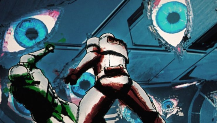 Un frame del corto Black (StarWars.com foto) - www.insolenzadir2d2.it