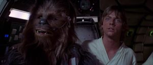 Luke dice la famosa frase in Episodio IV
