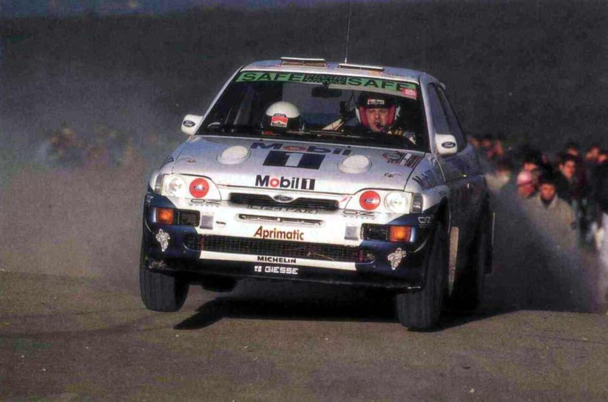 Miki Biasion: biografia, titoli e vita del pilota - Rallye Sanremo 1994 - Miki Biasion, Tiziano Siviero - Ford Motor Company (Escort RS Cosworth)