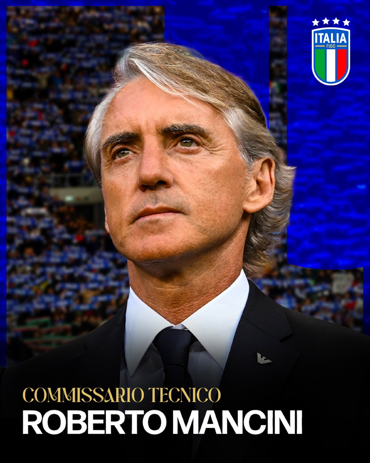 Mancini nuovo ct, Ranieri dt: la scelta ufficiale della Figc - Profilo Instagram Azzurri